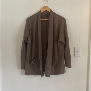 Brown prana cardigan